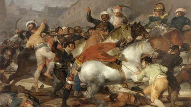 La carga de los Mamelucos, de Francisco Goya