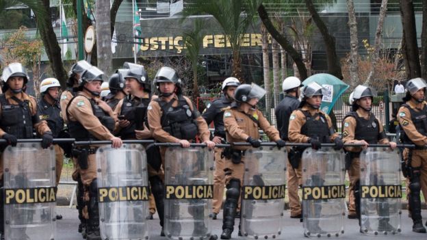 Polícia em Curitiba