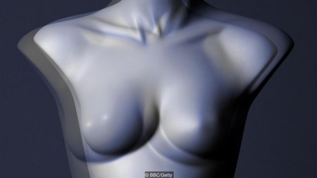 Ilustração busto de mulher