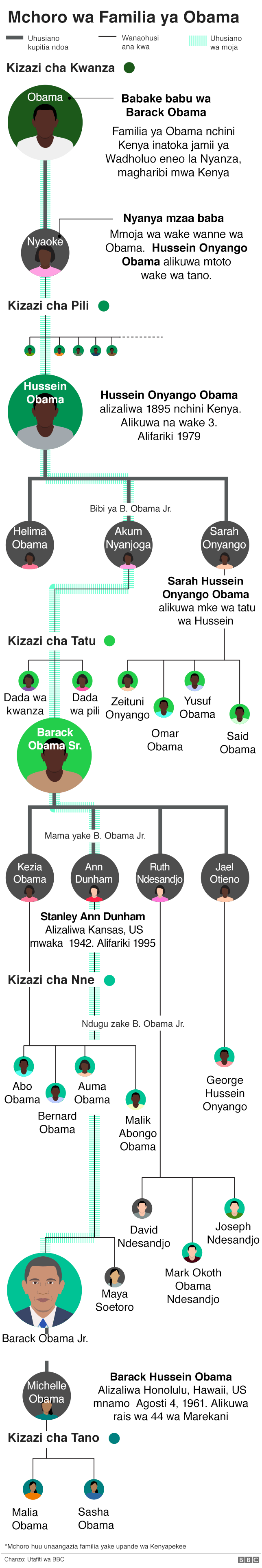 Mchoro wa familia ya Obama