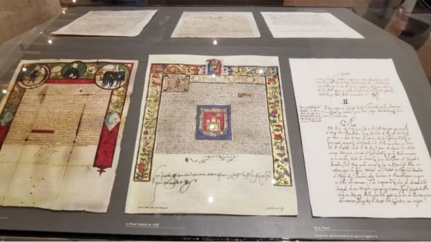 Documento del rey Carlos I