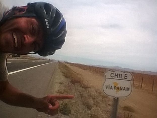 Carlos Santamaría en Chile