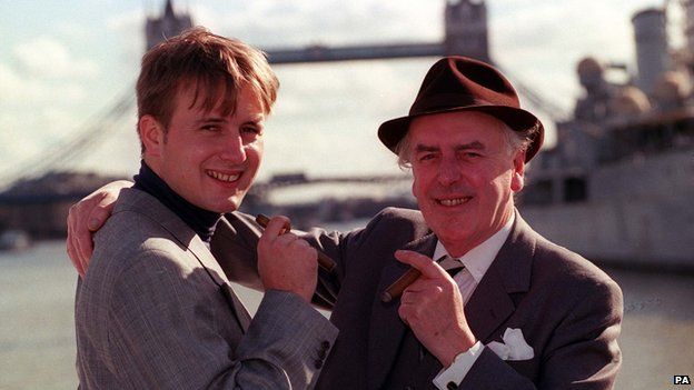 George Cole with Gary Webster
