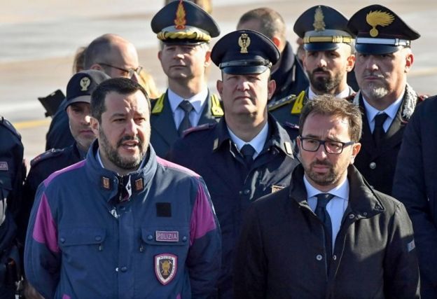Matteo Salvini ve Alfonso Bonafede