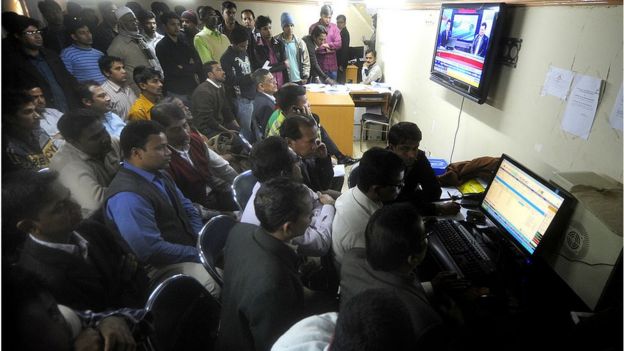 ঢাকার একটা ব্রোকারেজ হাউজের দৃশ্য