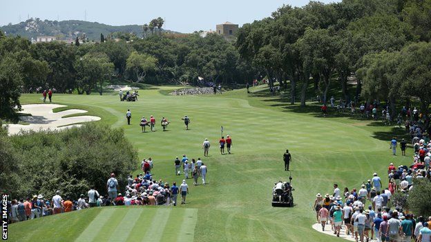 A general view of the 4th hole at Valderrama
