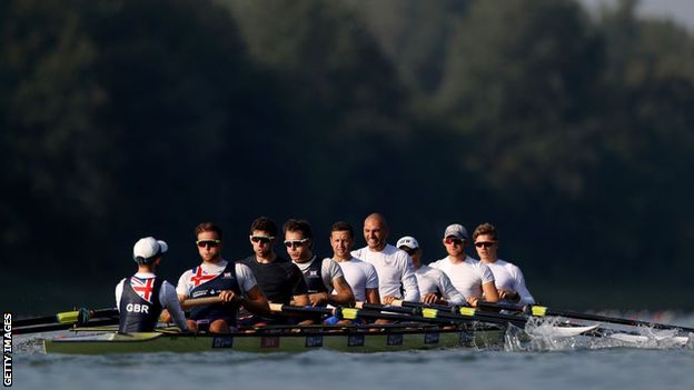 British men's eight at the 2019 World Rowing Championships