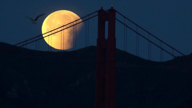 El eclipse visto en San Francisco