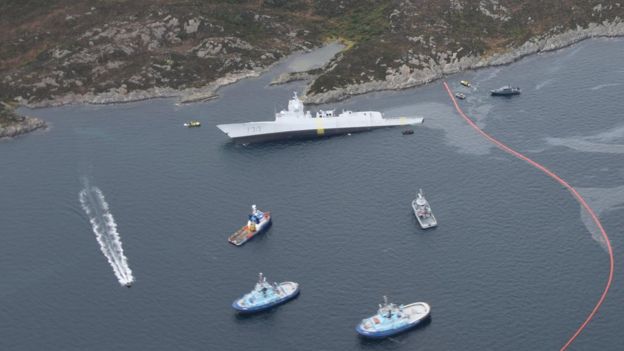 Norway Warship Helge Ingstad 'warned' Before Collision - BBC News