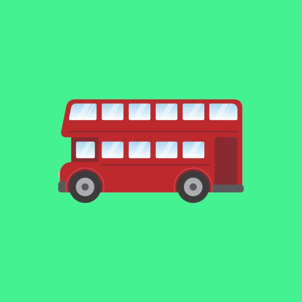 伦敦公交红色双层巴士
