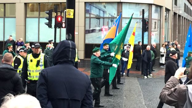 Two Arrested During Republican March And Loyalist Protest In Glasgow