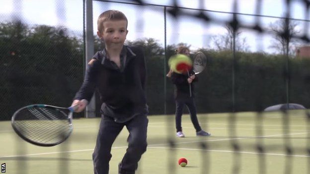 Free fun sessions for kids are a major part of the Great British Tennis Weekend