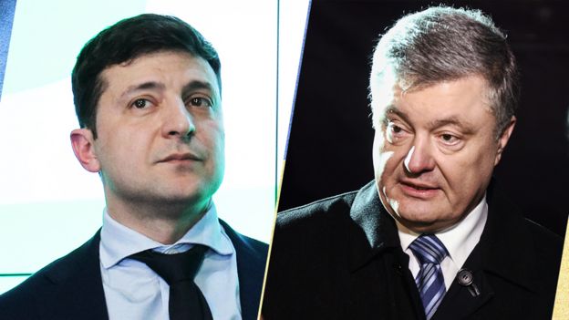 Зеленський та Порошенко