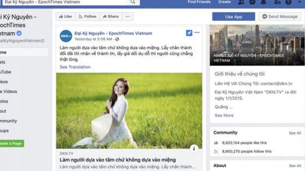 Đại Kỷ Nguyên lọt vào 'tầm ngắm' của Facebook