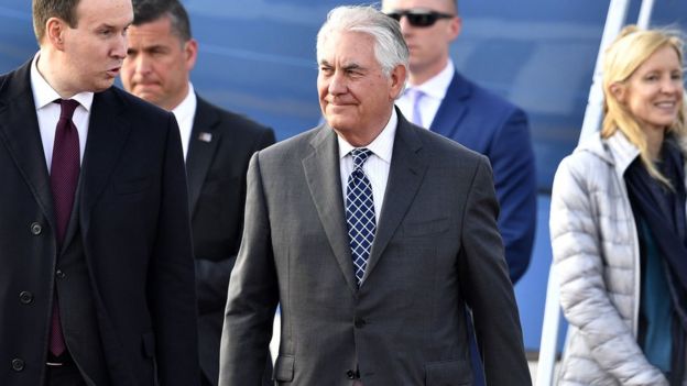 وزير الخارجية الأمريكي ريكس تيلرسون