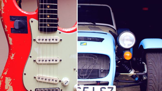Chris Rea's guitars and cars