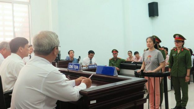 Phiên tòa sơ thẩm ở Khánh Hòa hôm 29/06 kết án Mẹ Nấm 10 năm tù