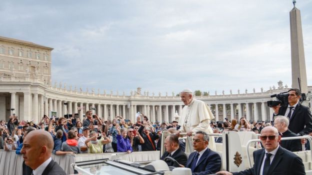 El papa Francisco en el Vaticano.
