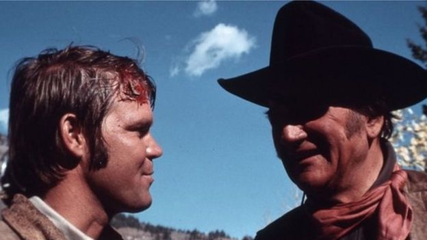 Glen Campbell & John Wayne in True Grit