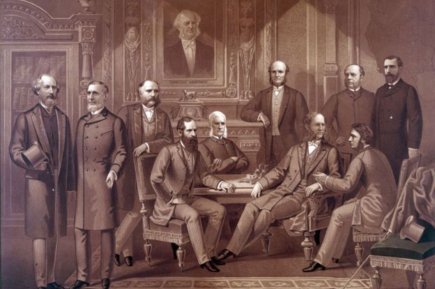 Cornelius Vanderbilt y el resto de los "barones ladrones" que dominaron la economía estadounidense durante el siglo XIX y comienzos del XX.