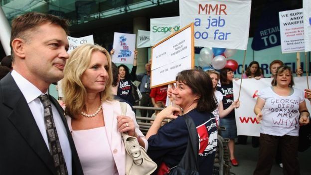 Kızamık aşısının otizme yol açtığı iddialarını ortaya atan doktor Andrew Wakefield