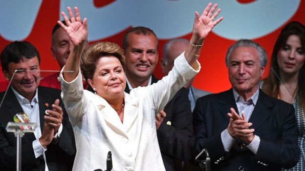 Dilma Rousseff y Michel Temer