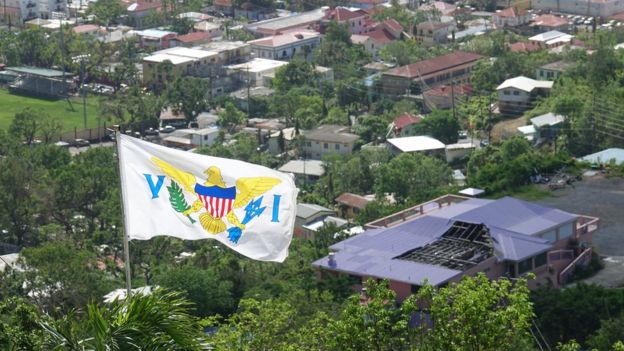 Bandera de Islas Vírgenes de EE.UU.