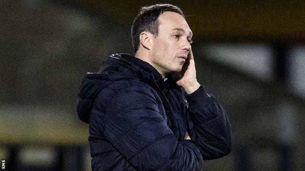 East Fife manager Darren Young was critical of the decision to charge his side