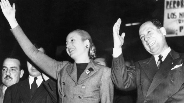 Evita y Perón