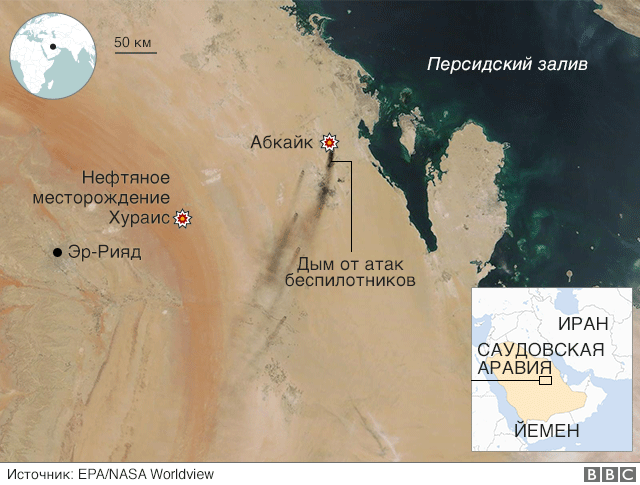 Карта нападения