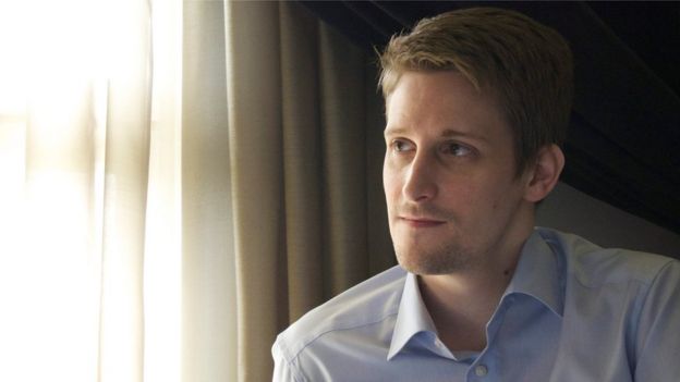 An undated photo made available by the Right Livelihood Award organisation in Stockholm, Sweden 24 September 2014 of fugitive US intelligence contractor Edward Snowden