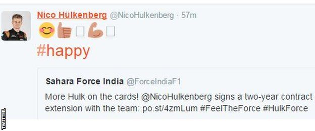 Nico Hulkenberg Twitter