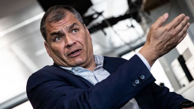 Rafael Correa, expresidente de Ecuador