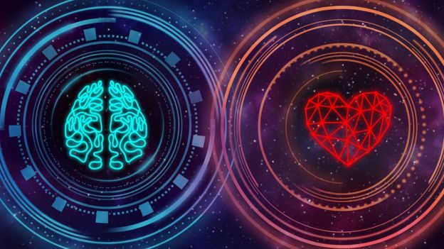 Gráfica sobre el cerebro y el corazón