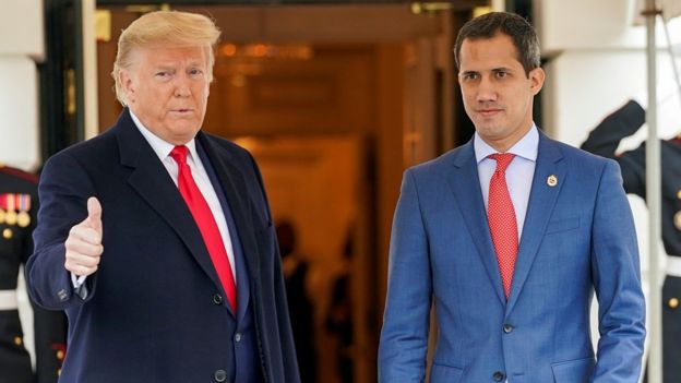 Donald Trump y Juan Guaidó