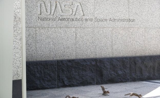 An exterior view of the Nasa headquarters in Washington DC