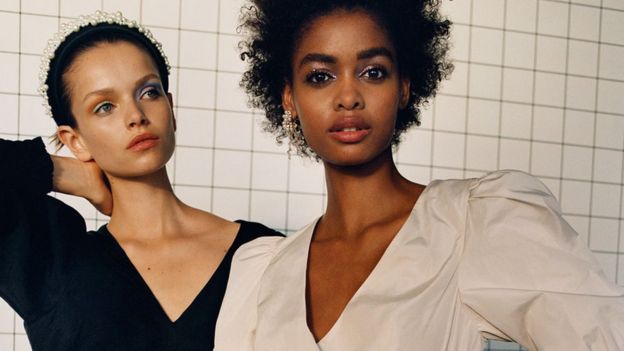 Zara models in the autumn winter 2019 collection