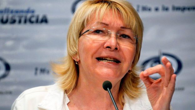 La fiscal general de Venezuela, Luisa Ortega Díaz