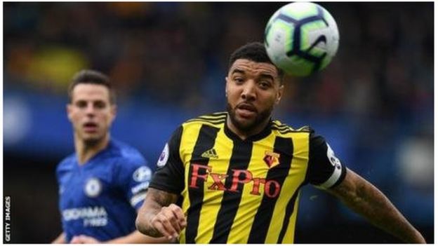 Troy Deeney waa mid ka mid ah ciyaartoyda ay ku tashato kooxda Watford