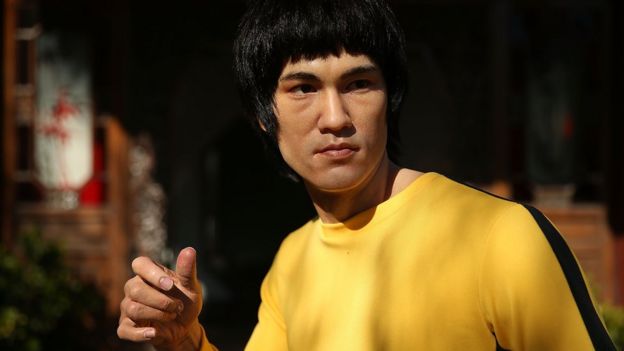 Estatua de cera de Bruce Lee