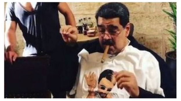 Мадуро в ресторане