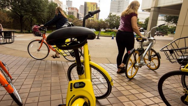 Bicicletas compartilhadas em Dallas