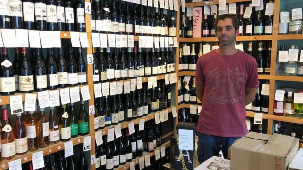 Ezequiel Gomez-Gibson, manager at Cambridge Wine Merchants