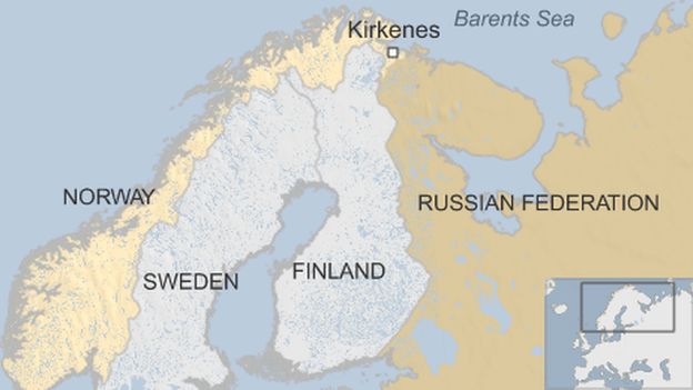 Norwegians Laugh At New Fence On Russian Border BBC News    91548212 Norway Russia Fence 