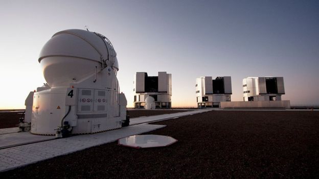 Telescopio Muy Grande del Observatorio Europeo del Sur, en Paranal, Chile.