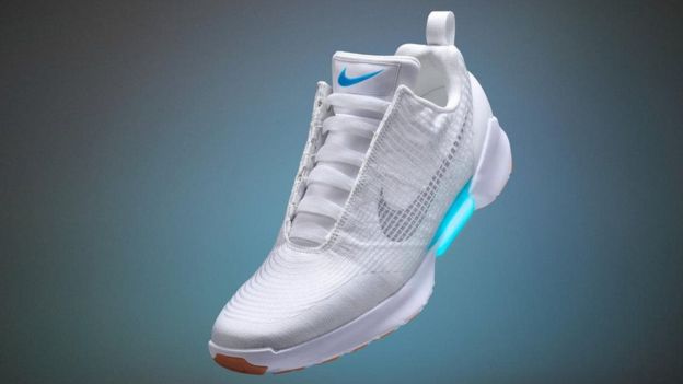 Nike restricts self-lacing trainers to app users - BBC News