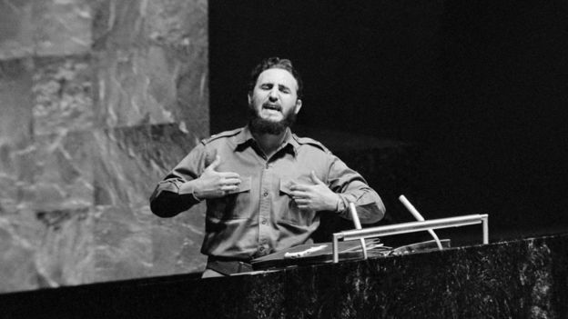 Fidel Castro en Naciones Unidas
