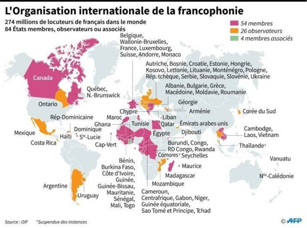 La Francophonie dans le monde