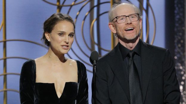 Natalie Portman with Ron Howard