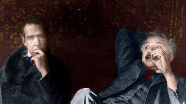 Chilling out with physicist Niels Bohr